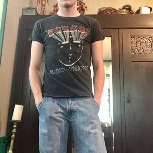 1980 Vintage Band Shirt: "Kansas Audio Visions"